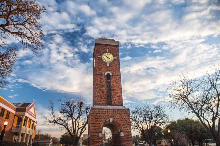 The Clock Tower on the Hardin-Simmons campus.